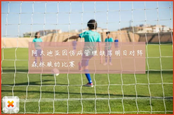阿夫迪亚因伤病管理缺席明日对阵森林狼的比赛